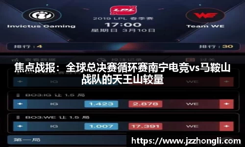 焦点战报：全球总决赛循环赛南宁电竞vs马鞍山战队的天王山较量
